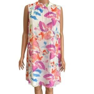 DKNY multicolored midi dress size 12 (b21)